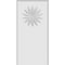 Ekena Millwork Standard Foster Flower Plinth Block With Rounded Edge, 4"W x 8"H x 1/2"P PBP040X080X050FOS11 - alternate 4